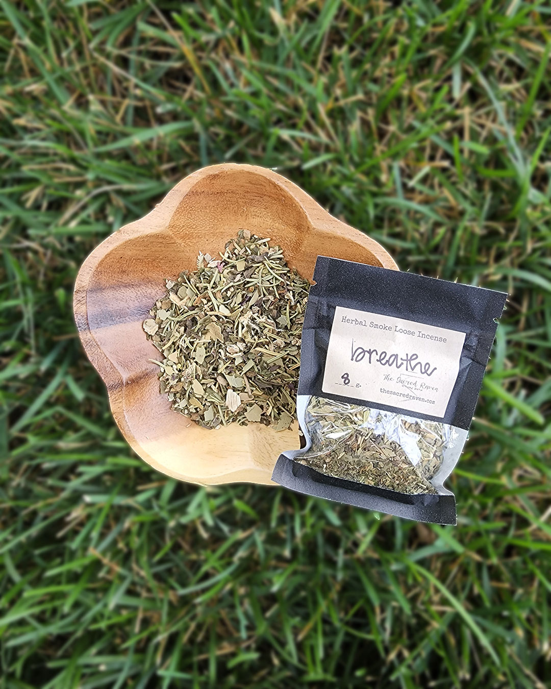 Breathe Herbal Incense The Sacred Raven Bath