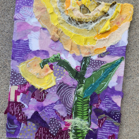 Handmade Paper Art - The Sacred Raven - Amber Rasmussen