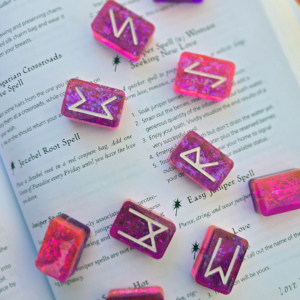 Neon Lights Elder Futhark Runes - Custom Made by The Sacred Raven