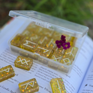 Sunny Sparkles Elder Futhark Runes - Custom Made by The Sacred Raven